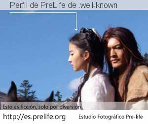 Perfil de PreLife de .well-known