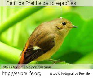 Perfil de PreLife de core/profiles