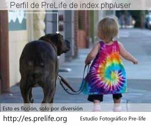 Perfil de PreLife de index.php/user