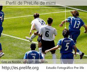 Perfil de PreLife de mimi