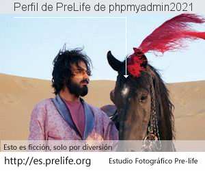 Perfil de PreLife de phpmyadmin2021