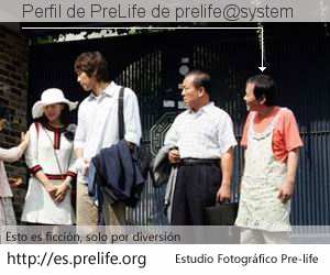 Perfil de PreLife de prelife@system