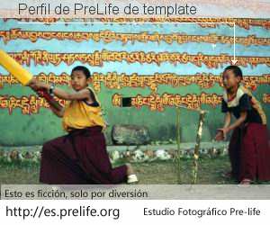 Perfil de PreLife de template