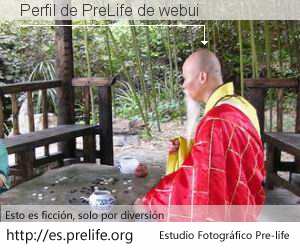 Perfil de PreLife de webui