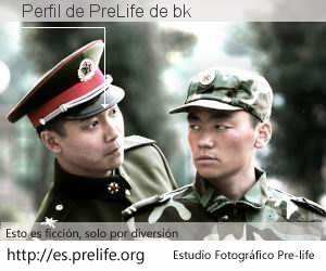 Perfil de PreLife de bk