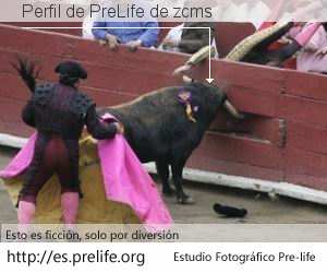 Perfil de PreLife de zcms