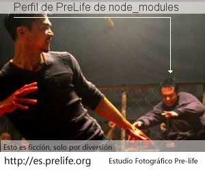 Perfil de PreLife de node_modules