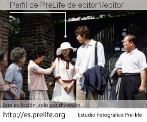 Perfil de PreLife de editor1/editor