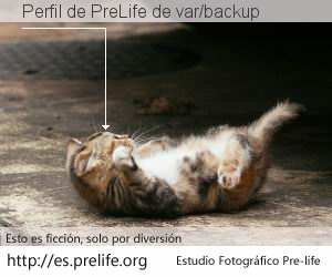 Perfil de PreLife de var/backup
