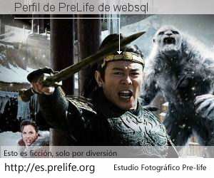 Perfil de PreLife de websql