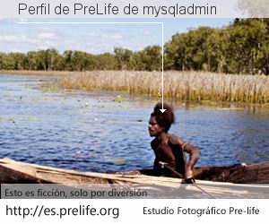 Perfil de PreLife de mysqladmin