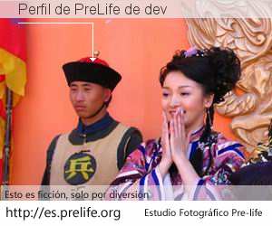 Perfil de PreLife de dev