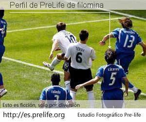 Perfil de PreLife de filomina