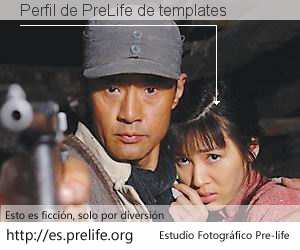 Perfil de PreLife de templates
