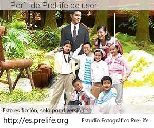 Perfil de PreLife de user