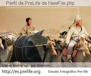 Perfil de PreLife de NewFile.php