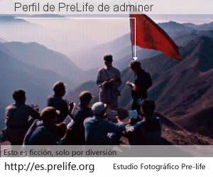 Perfil de PreLife de adminer