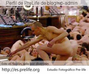Perfil de PreLife de blog/wp-admin