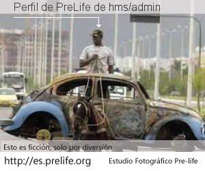 Perfil de PreLife de hms/admin