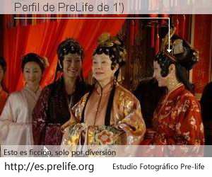 Perfil de PreLife de 1')