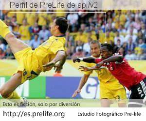 Perfil de PreLife de api/v2