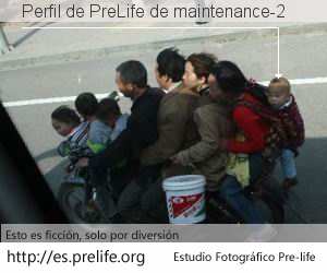 Perfil de PreLife de maintenance-2
