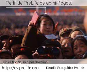Perfil de PreLife de admin/logout