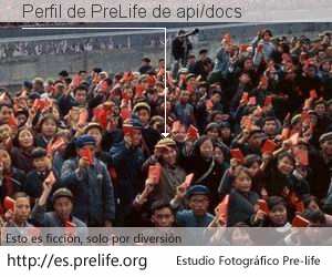 Perfil de PreLife de api/docs