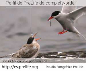 Perfil de PreLife de complete-order
