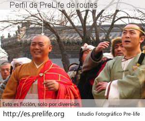 Perfil de PreLife de routes