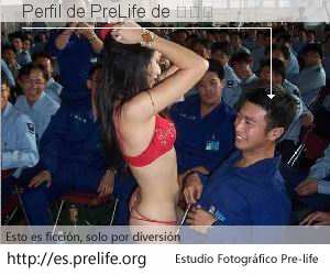 Perfil de PreLife de 李妞妞