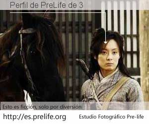 Perfil de PreLife de 3