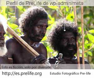 Perfil de PreLife de wp-admin/meta