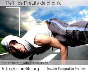 Perfil de PreLife de phpinfo