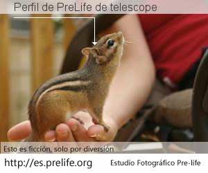 Perfil de PreLife de telescope