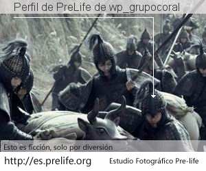 Perfil de PreLife de wp_grupocoral