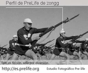 Perfil de PreLife de zongg