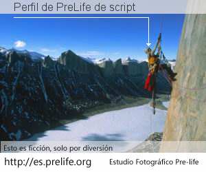 Perfil de PreLife de script