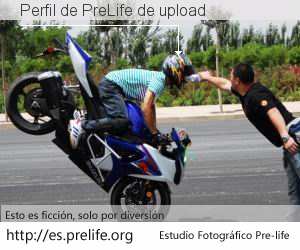 Perfil de PreLife de upload