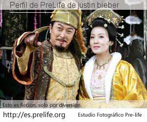 Perfil de PreLife de justin bieber