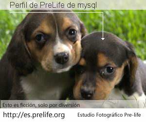 Perfil de PreLife de mysql