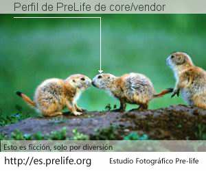 Perfil de PreLife de core/vendor