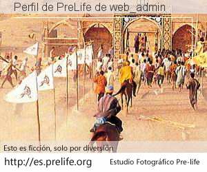 Perfil de PreLife de web_admin