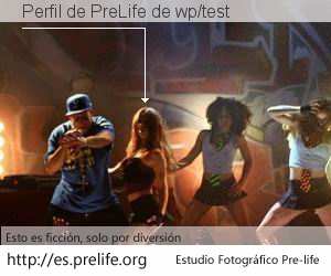 Perfil de PreLife de wp/test
