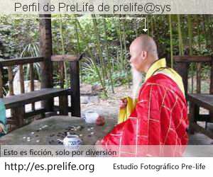 Perfil de PreLife de prelife@sys