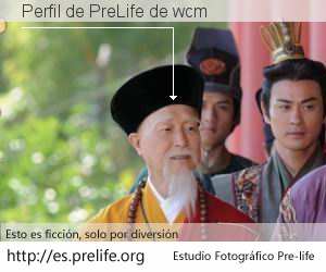 Perfil de PreLife de wcm