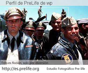 Perfil de PreLife de wp