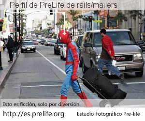 Perfil de PreLife de rails/mailers