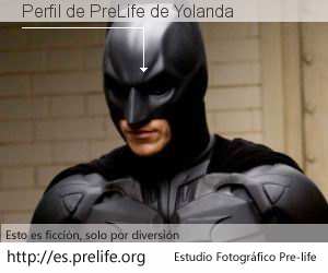 Perfil de PreLife de Yolanda