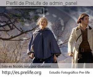 Perfil de PreLife de admin_panel